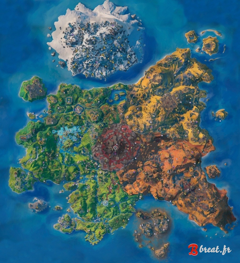 Full map of Immortals Fenyx Rising